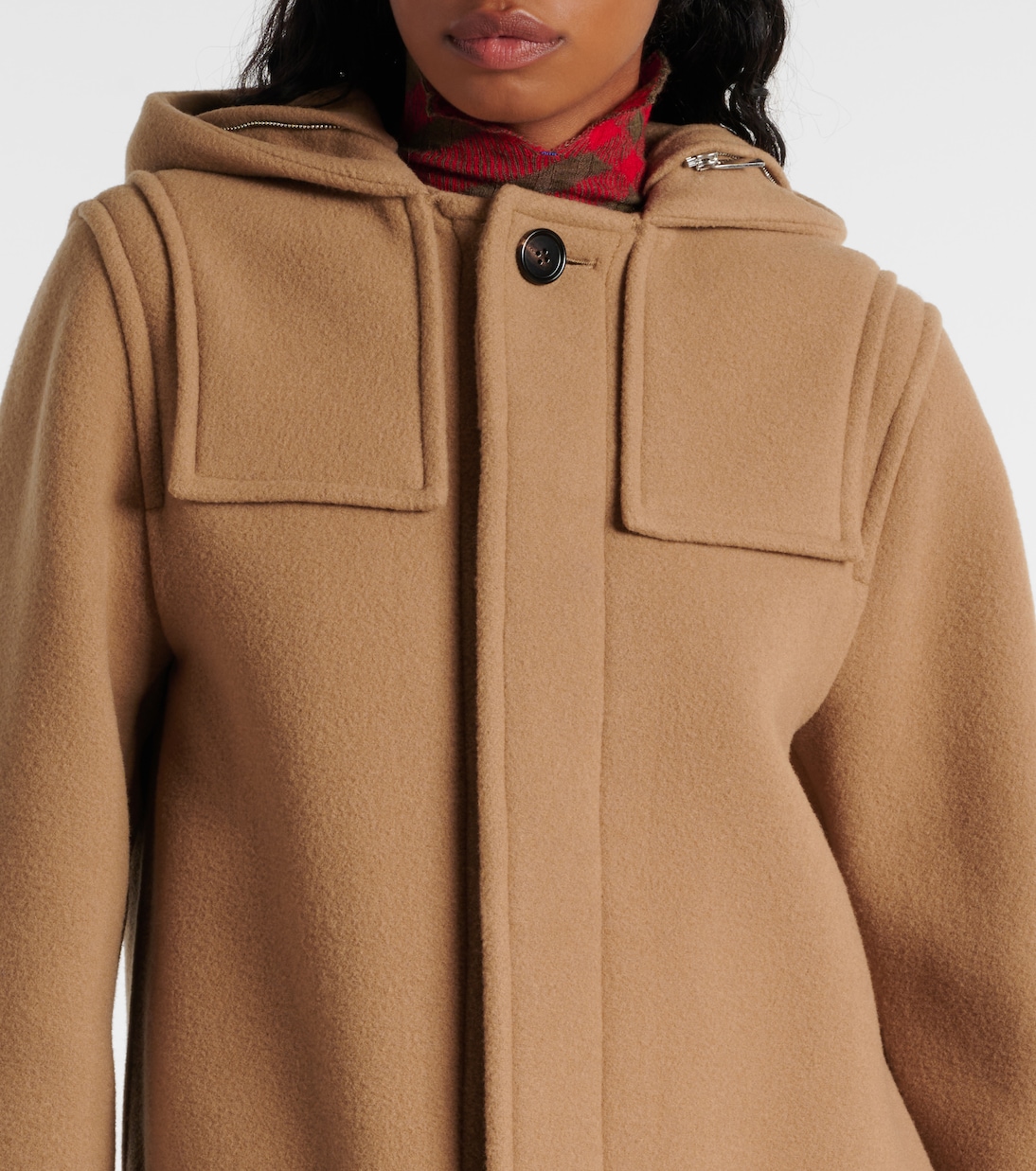 Mantel aus Wolle mit Faux Fur | Burberry