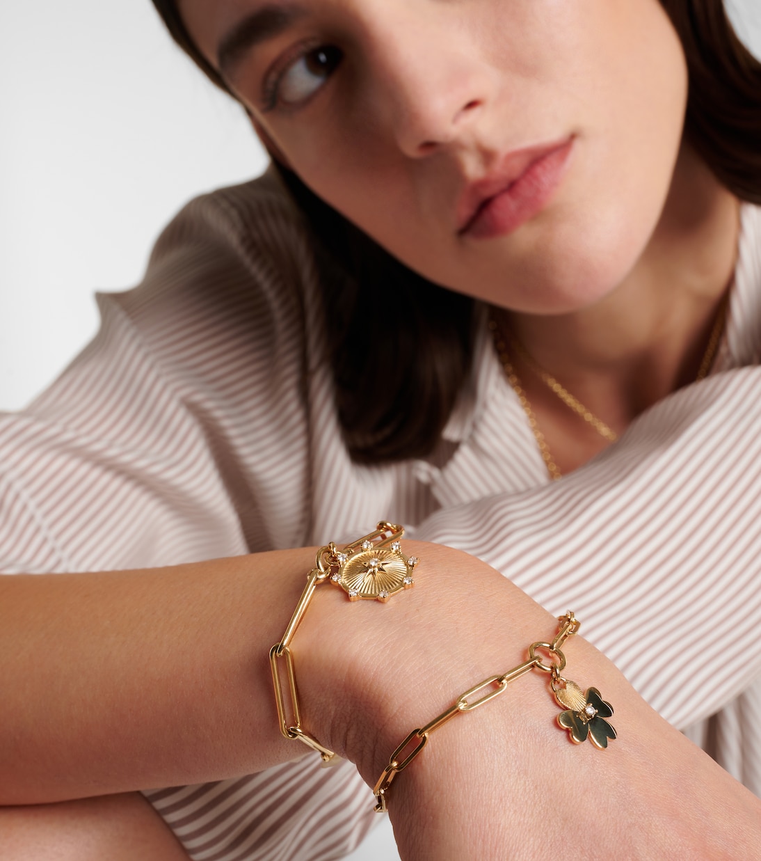 Bracelet Spark Love en or 18 ct et diamants | FoundRae