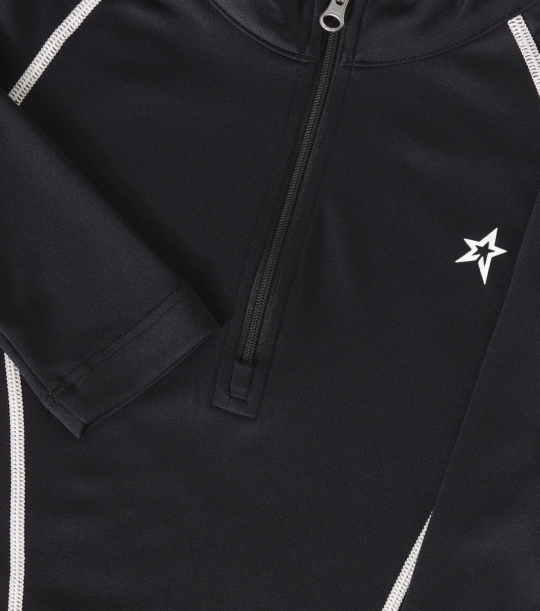 Top in jersey con mezza zip e logo | Perfect Moment Kids