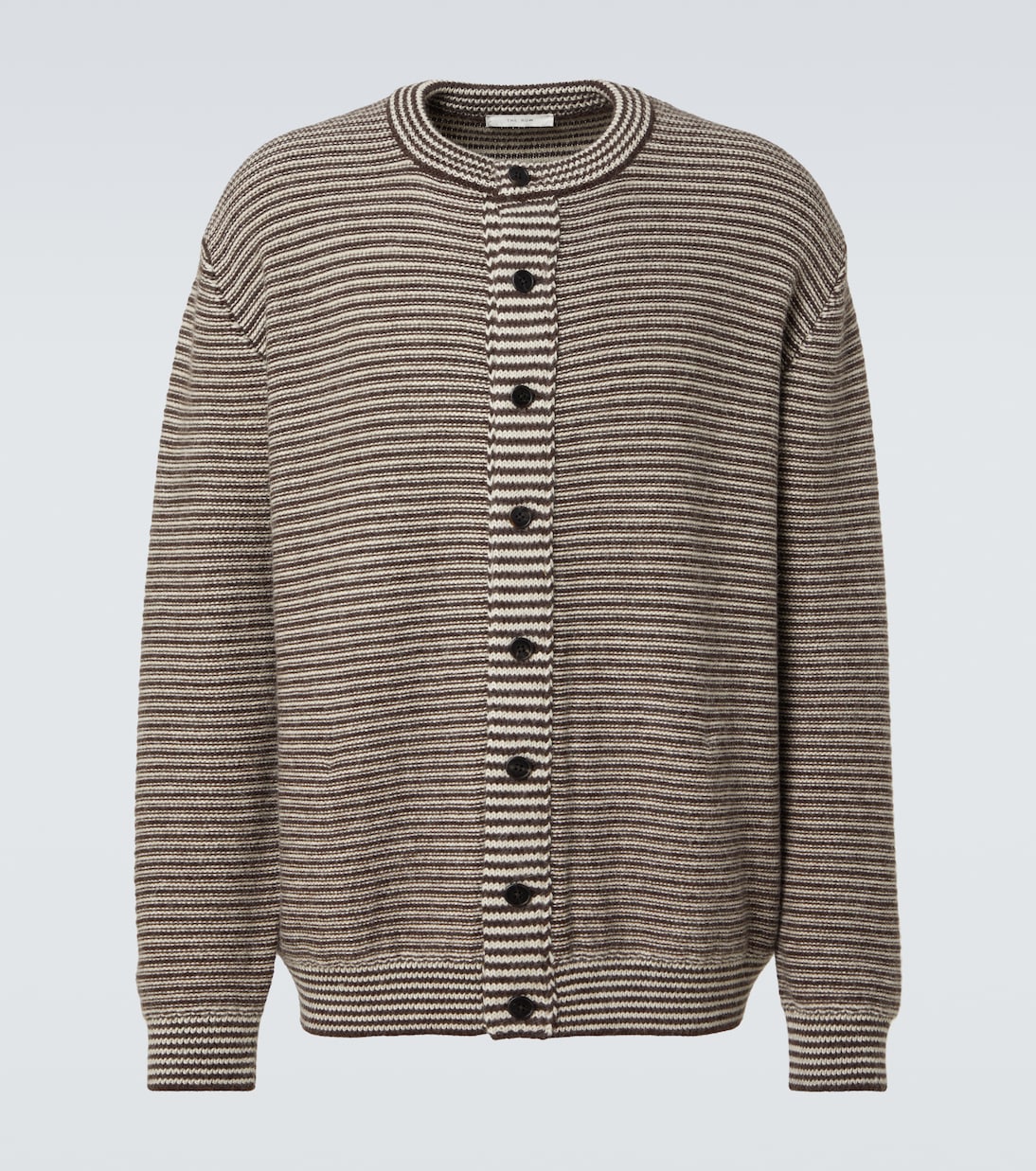 Doyle striped alpaca cardigan | The Row