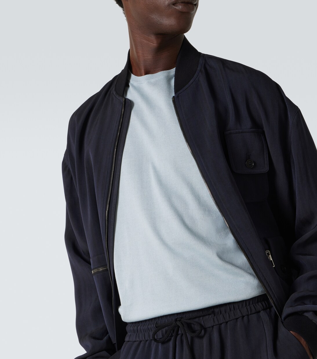Pullover in seta e cotone | Giorgio Armani