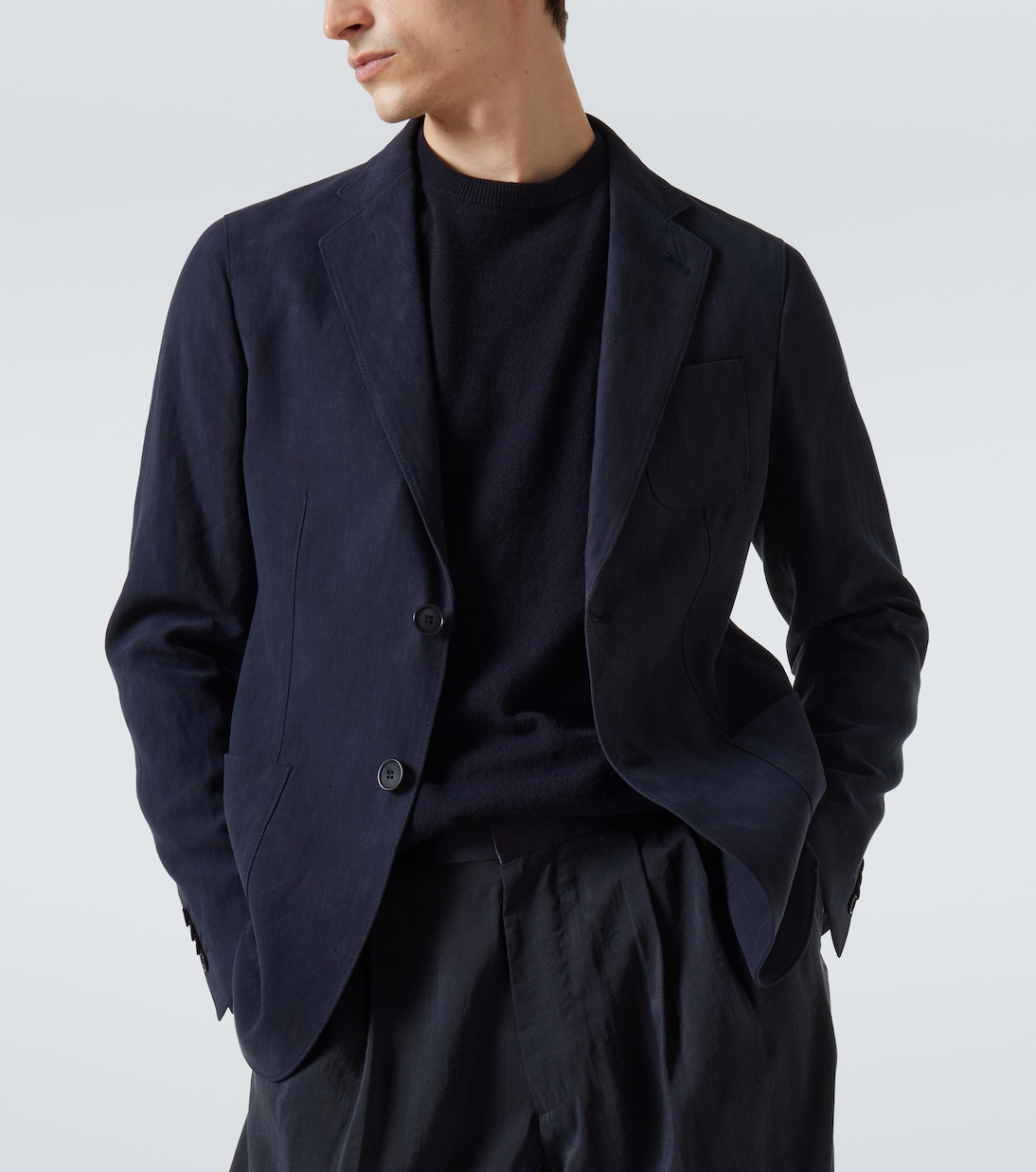 Blazer da abito in lino | Giorgio Armani