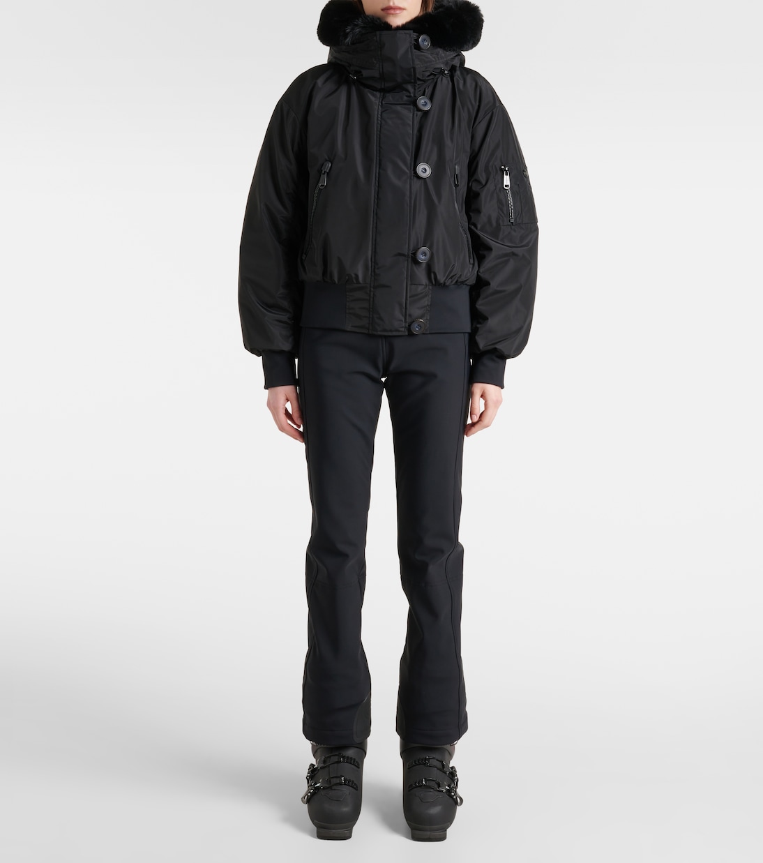 Skijacke Jeanne mit Faux Fur | Goldbergh