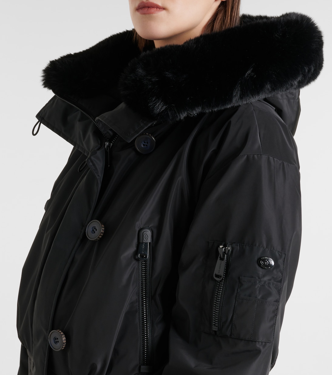 Skijacke Jeanne mit Faux Fur | Goldbergh