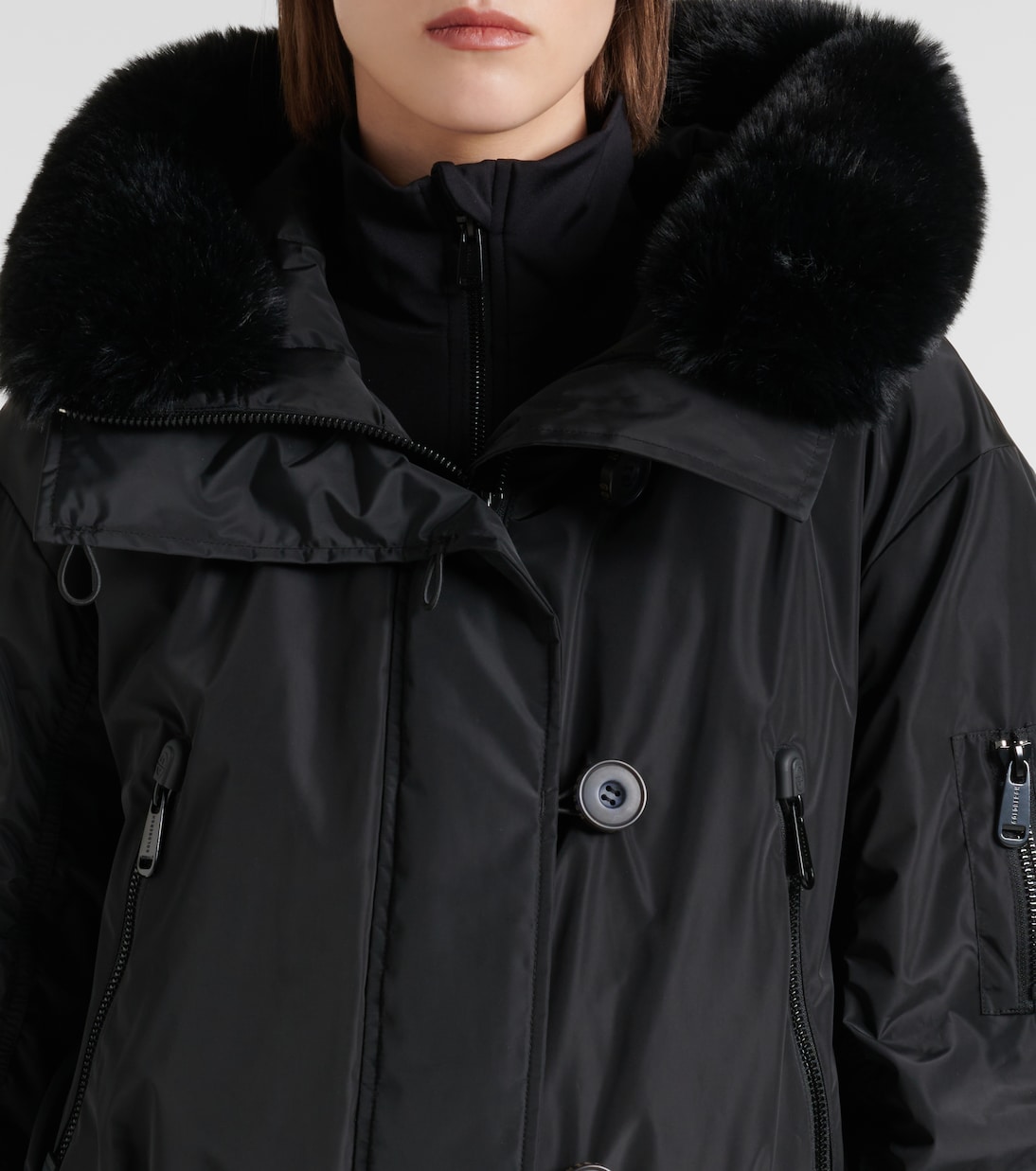 Skijacke Jeanne mit Faux Fur | Goldbergh