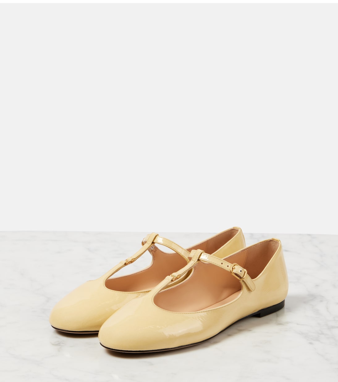 Marcie patent leather Mary Jane flats | Chloé