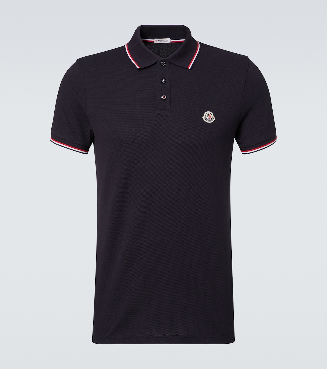 Polo en coton à logo | Moncler
