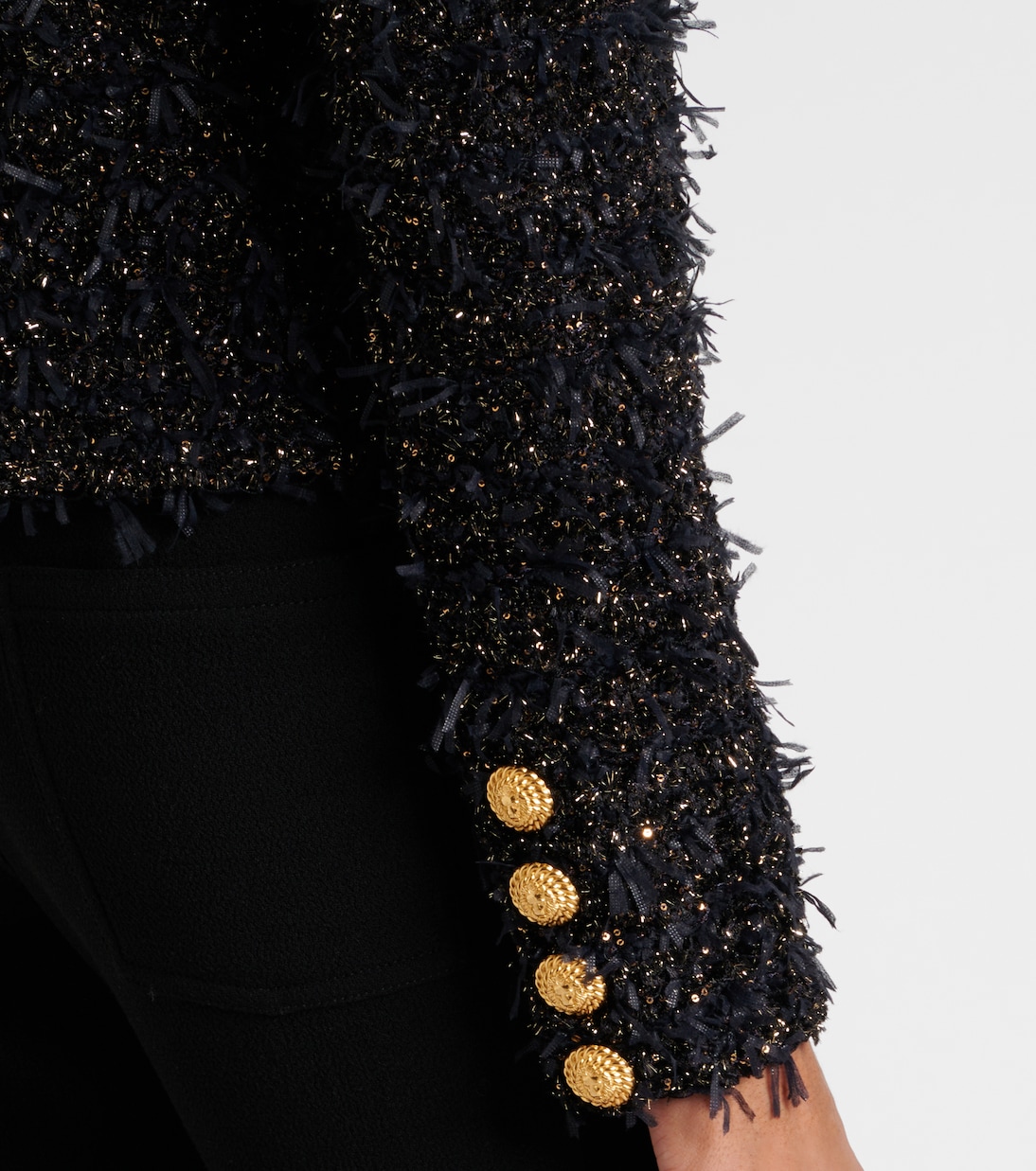 Giacca in tweed con lamé | Balmain