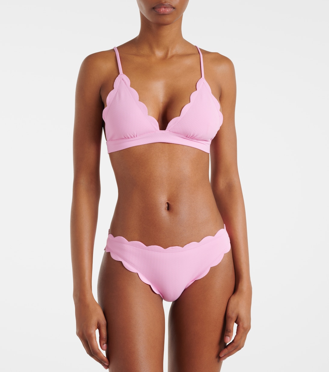 Top de bikini Santa Clara festoneado | Marysia