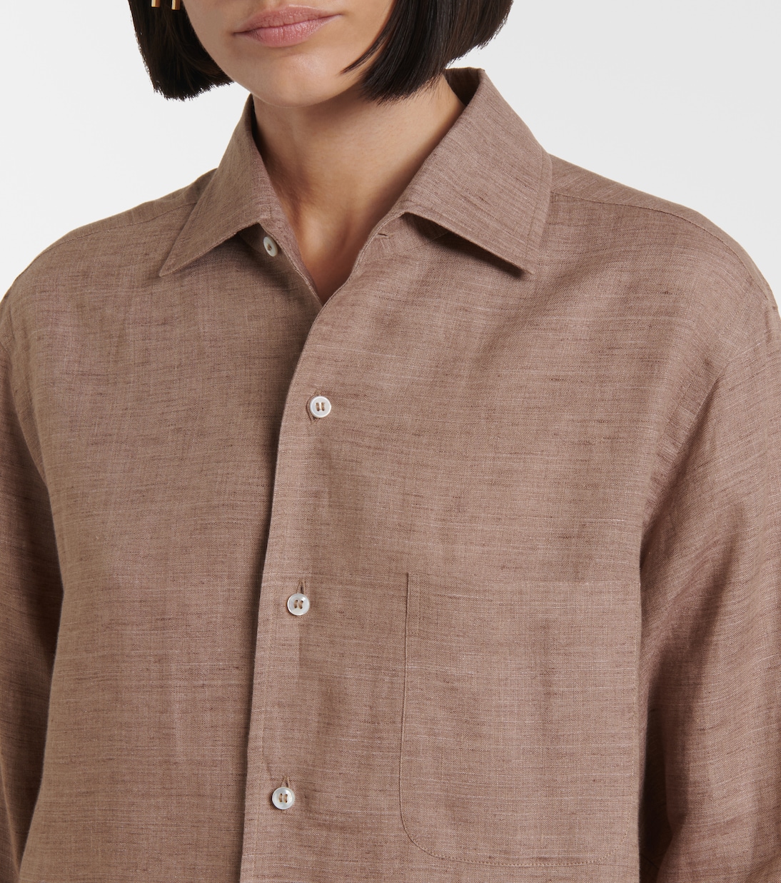Camicia André in lino | Loro Piana