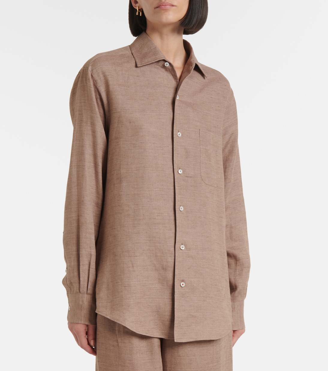Camicia André in lino | Loro Piana