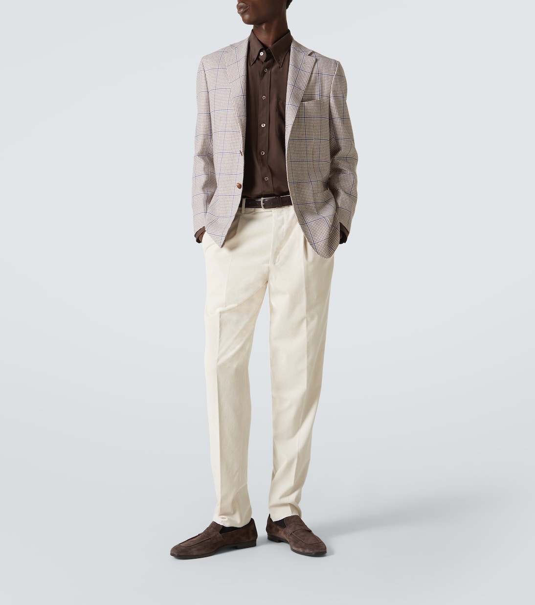 Blazer Fantasy in cashmere e lino | Kiton