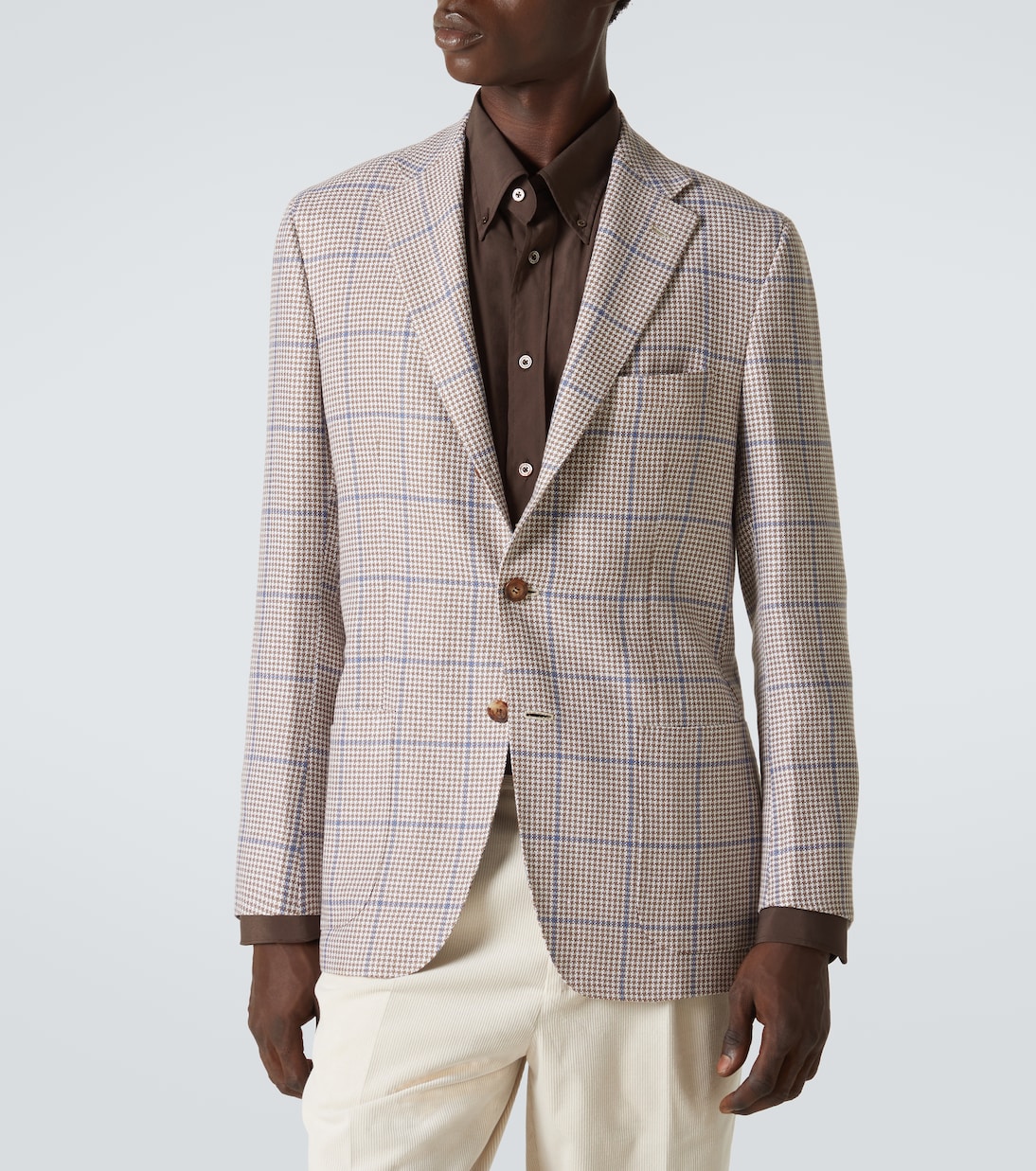 Blazer Fantasy in cashmere e lino | Kiton