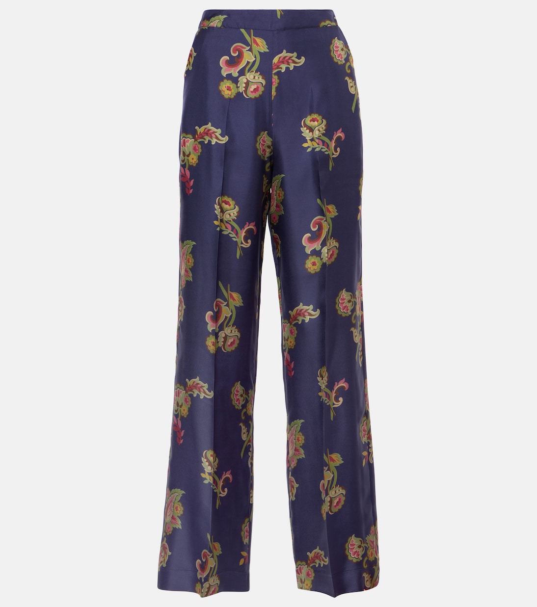 Pantaloni a gamba larga in seta | Etro