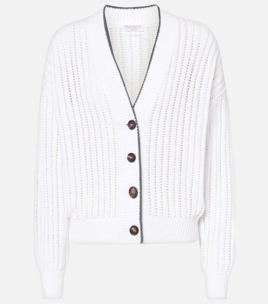Cardigan in cotone | Brunello Cucinelli