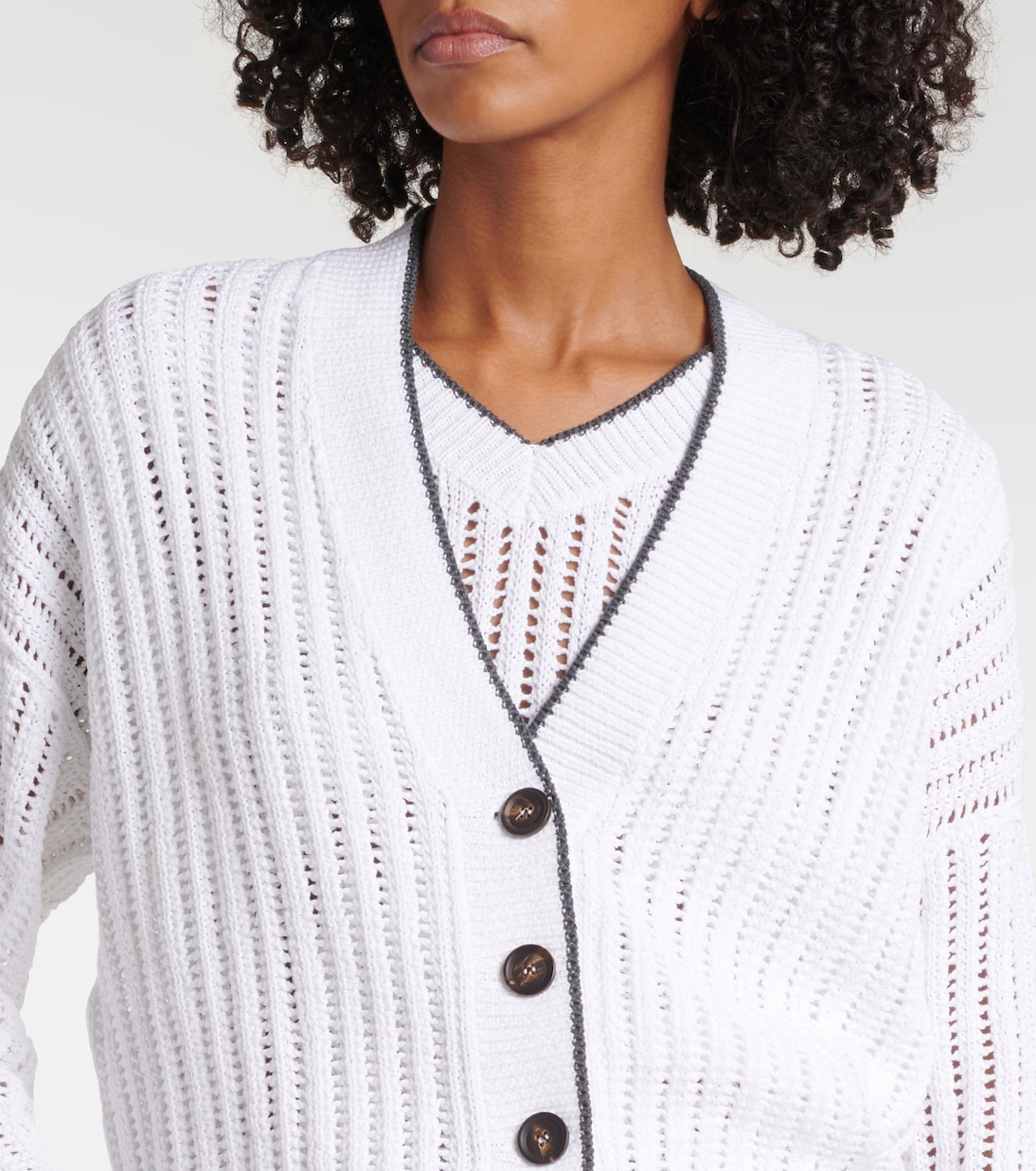 Cardigan in cotone | Brunello Cucinelli