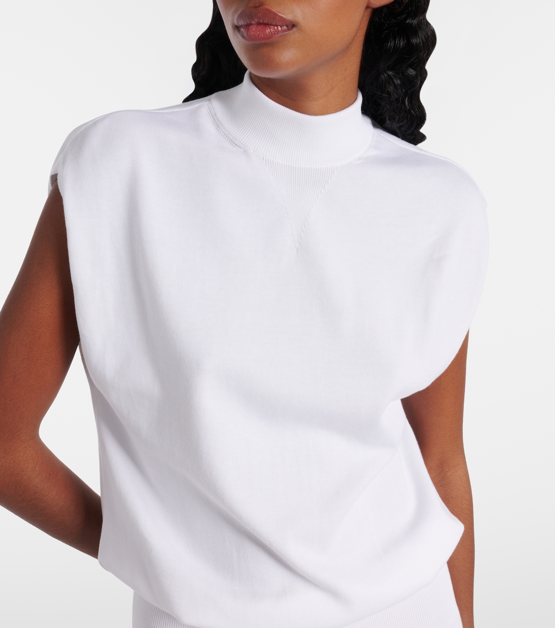 Abito midi Column in cotone | Alaïa