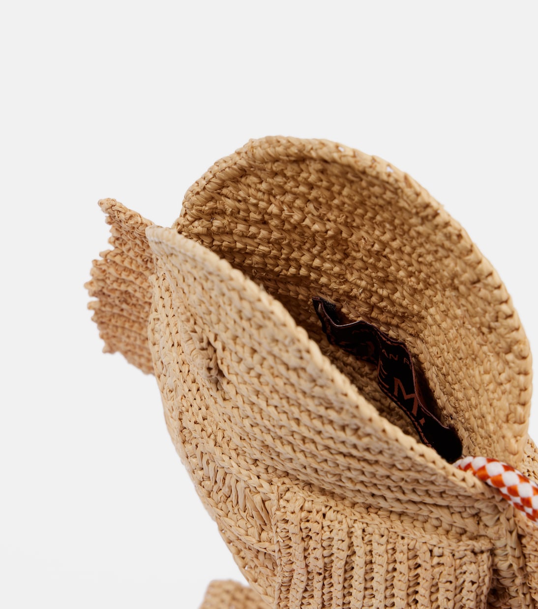Borsa a tracolla Horizon in crochet di rafia  | Alémais