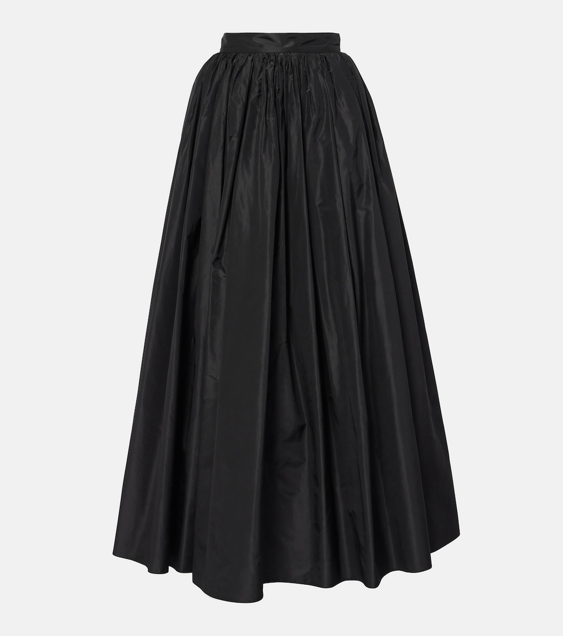 Falda larga de seda fruncida | Dolce&Gabbana