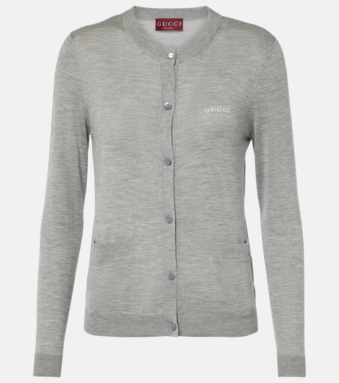 Cardigan in cashmere e seta | Gucci