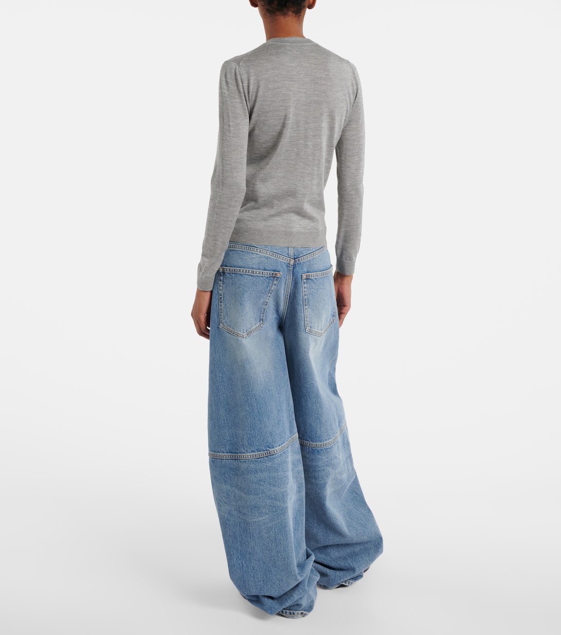 Cardigan in cashmere e seta | Gucci