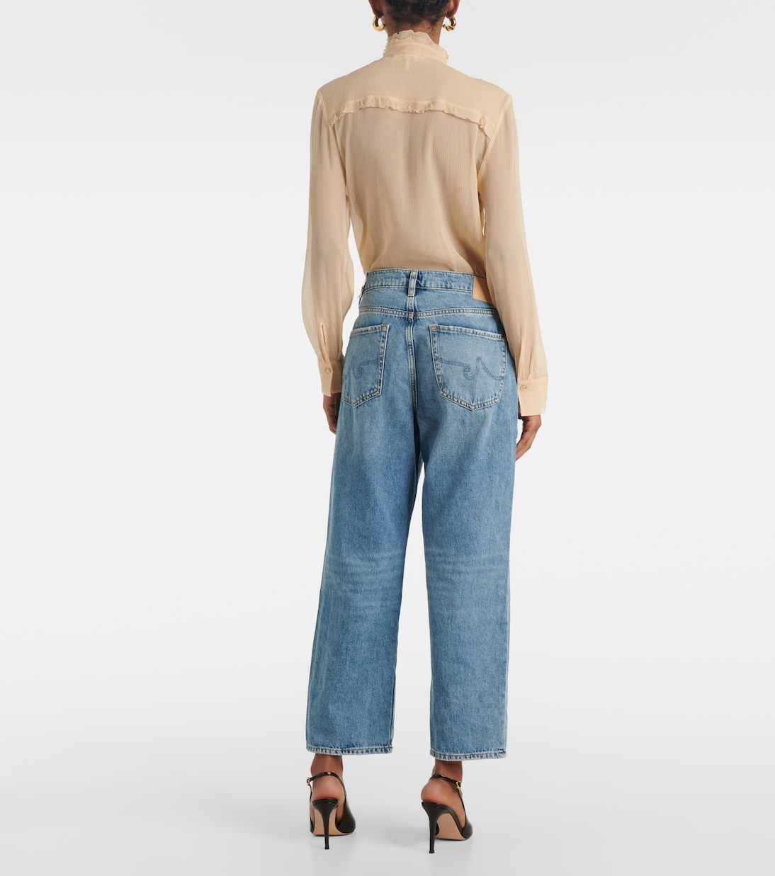 Jeans cropped Florence a vita media | AG Jeans