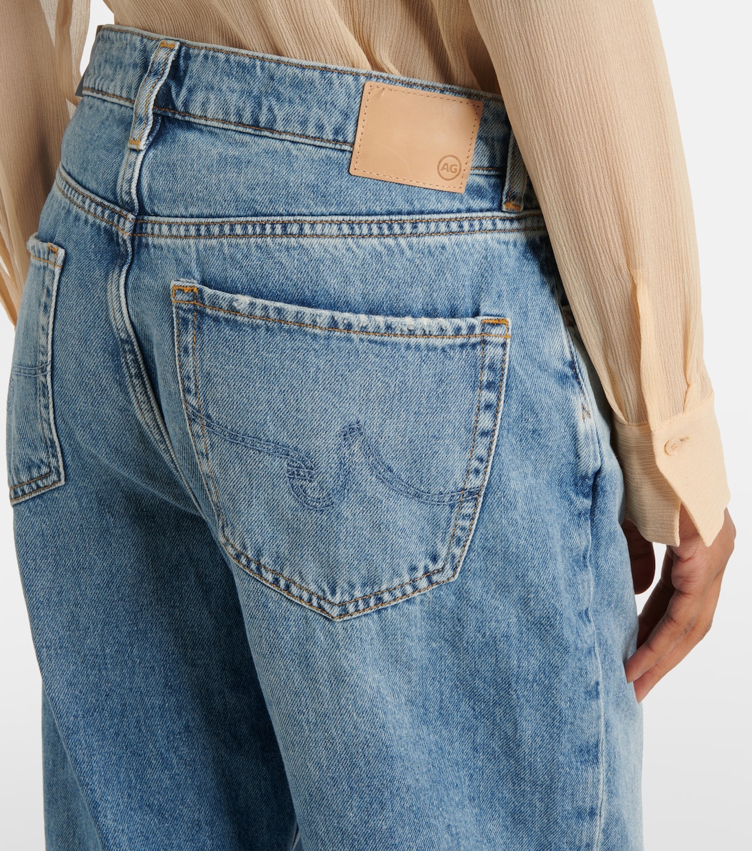 Jeans cropped Florence a vita media | AG Jeans