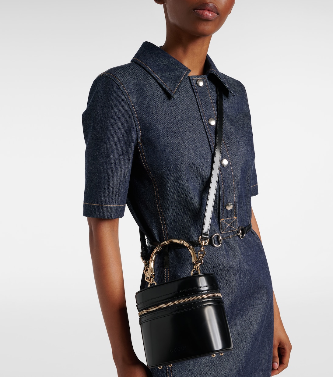 Sac vanity Mini en cuir | Gucci