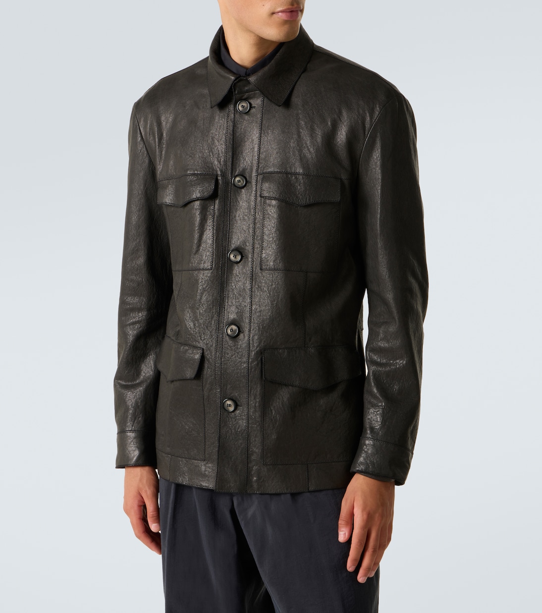 Giacca in pelle | Giorgio Armani