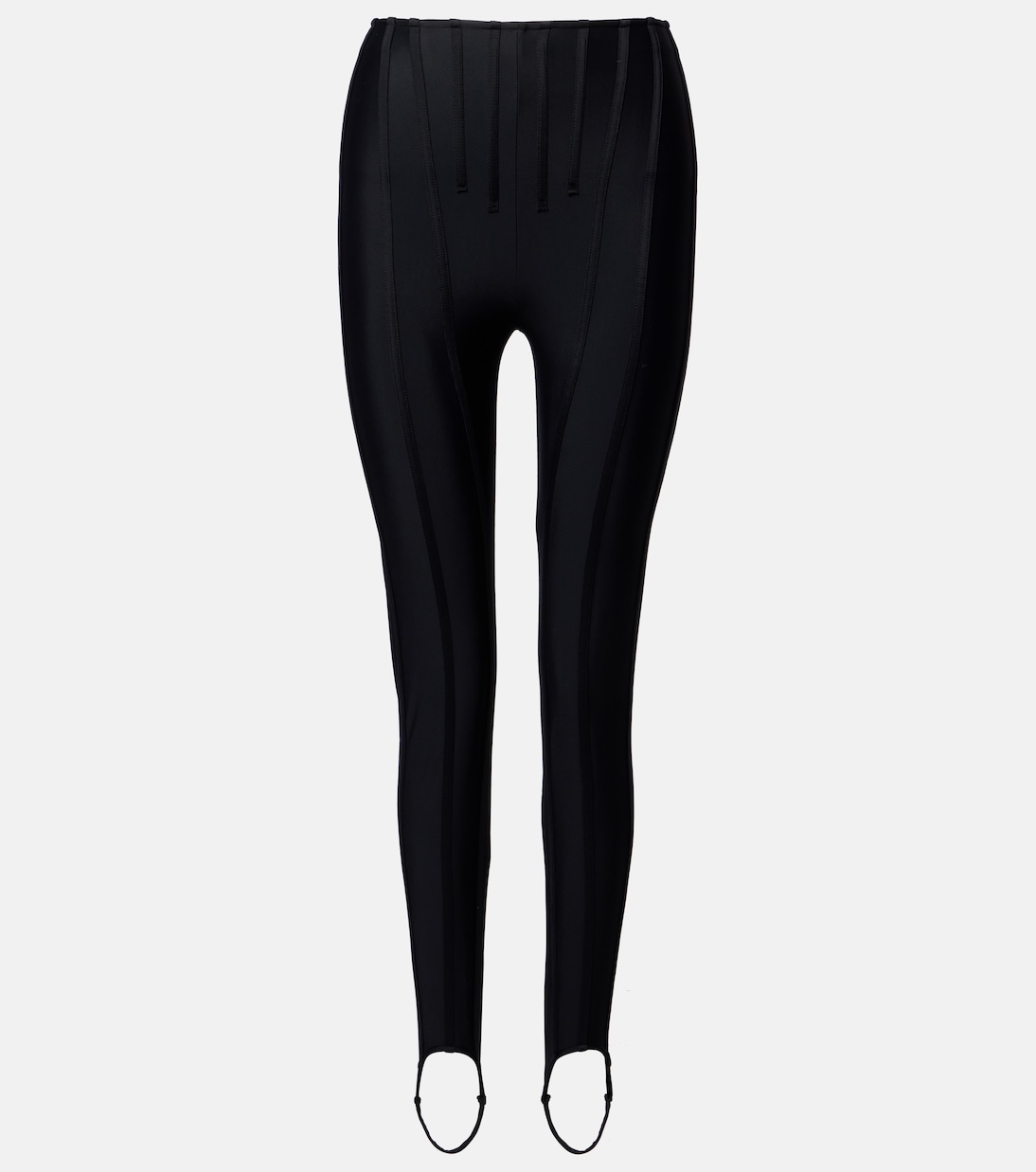 Paneled stirrup leggings | Mugler