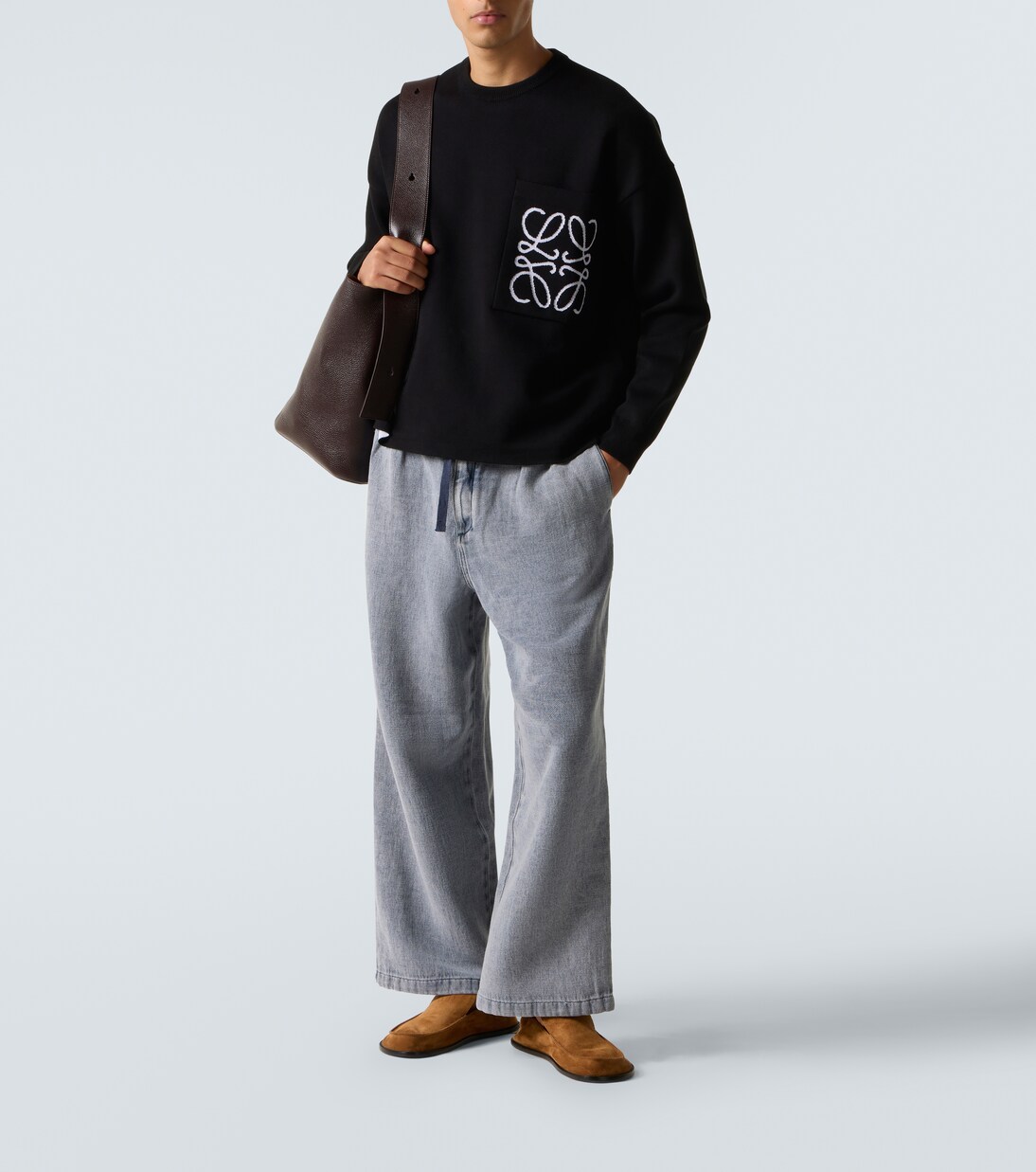Anagram embroidered sweater | Loewe