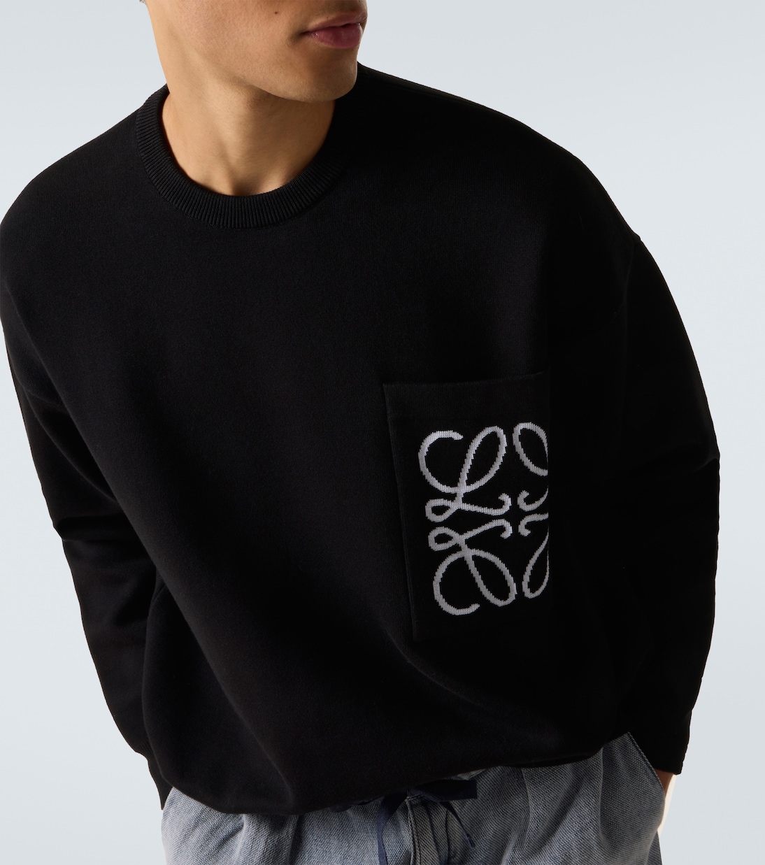 Anagram embroidered sweater | Loewe