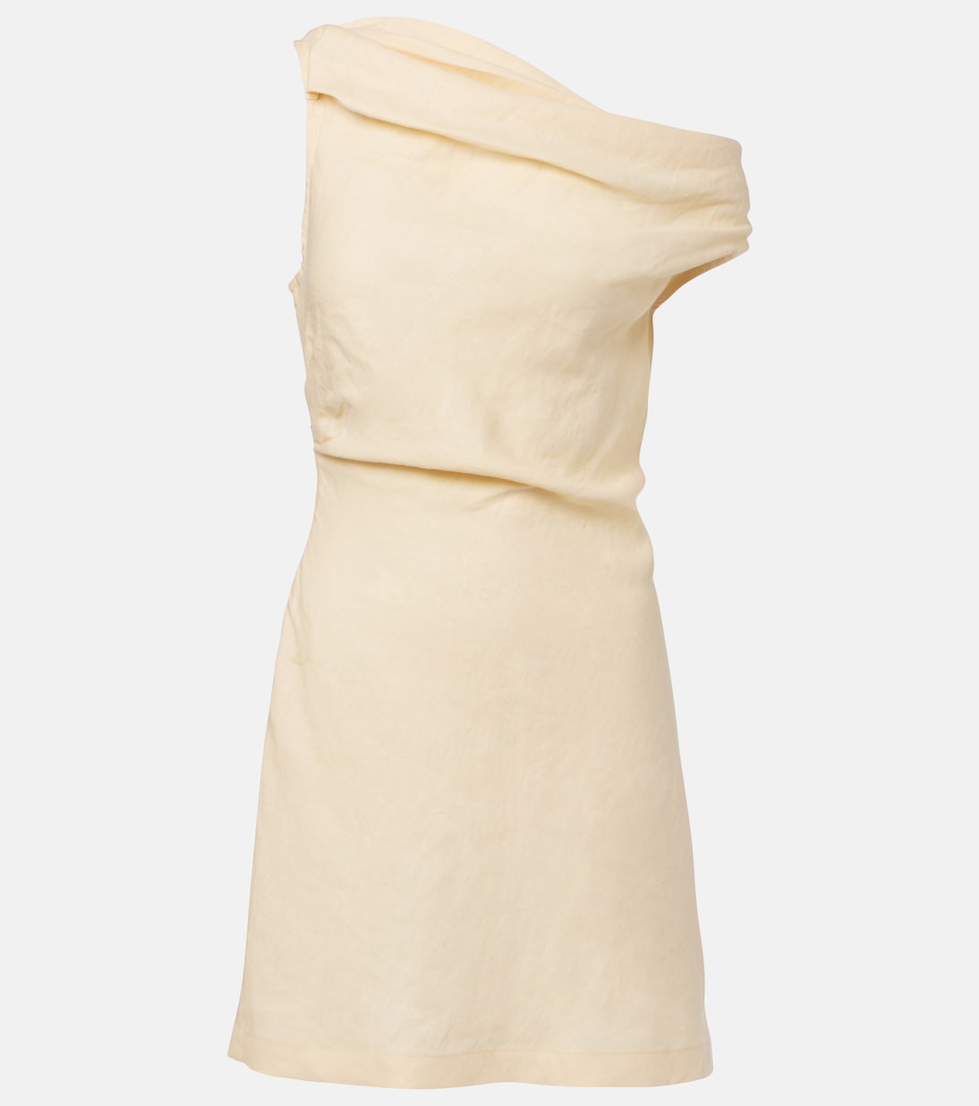 Asymmetric linen minidress  | Faithfull