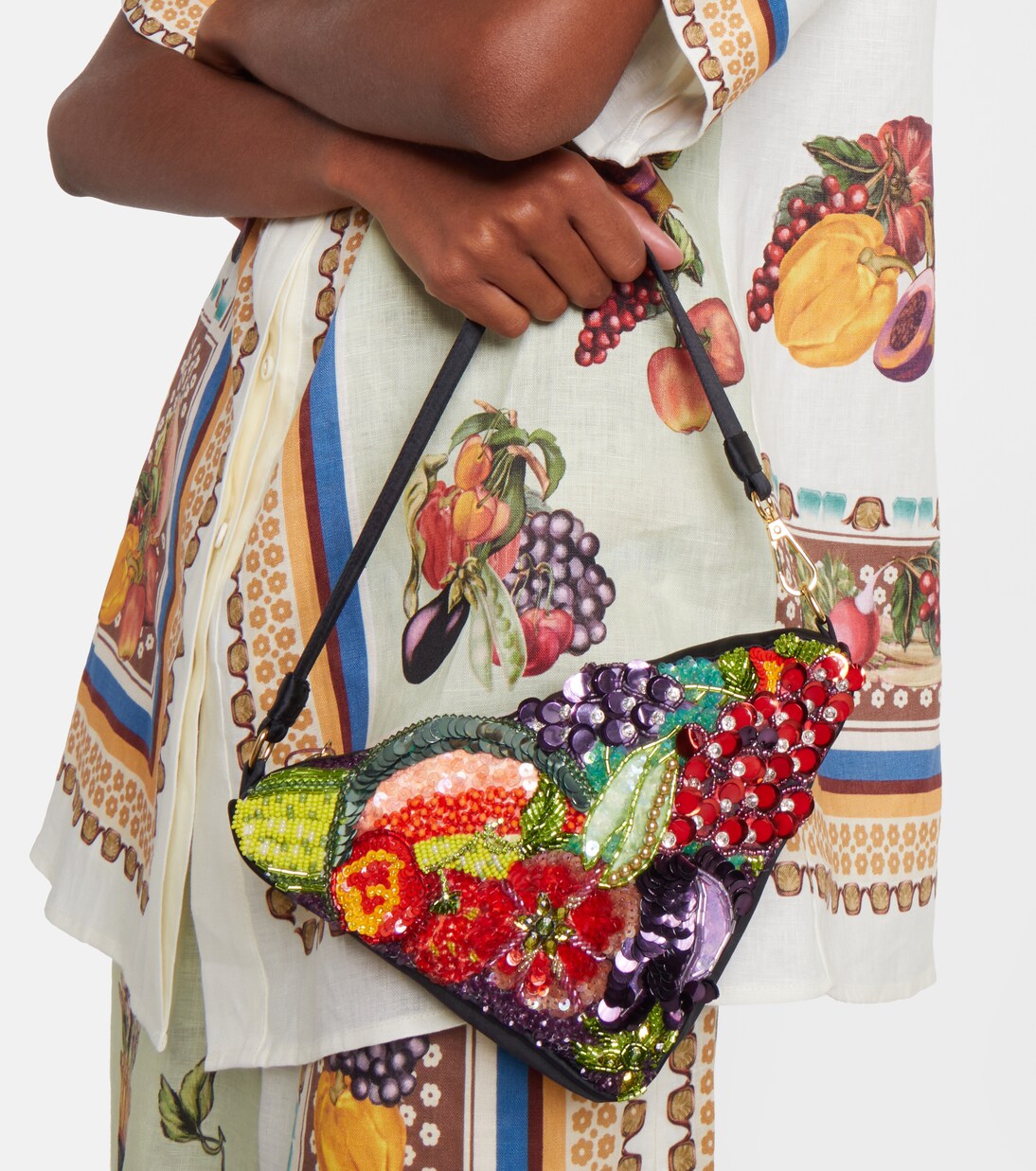 Mercado Small embellished shoulder bag | Alémais