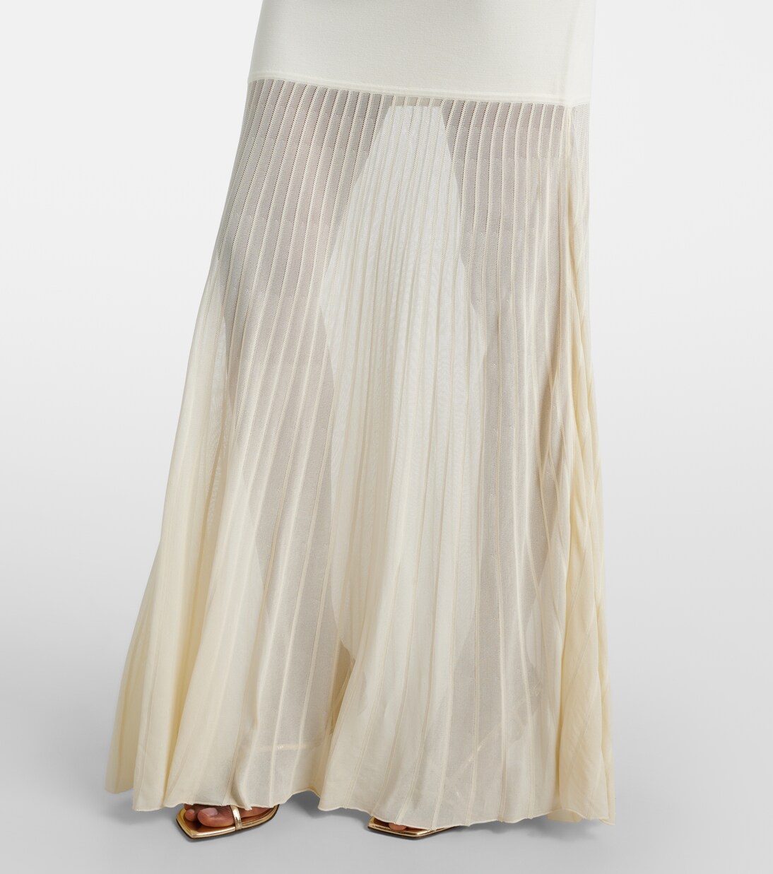 One-Shoulder-Maxikleid Indigo | SIR