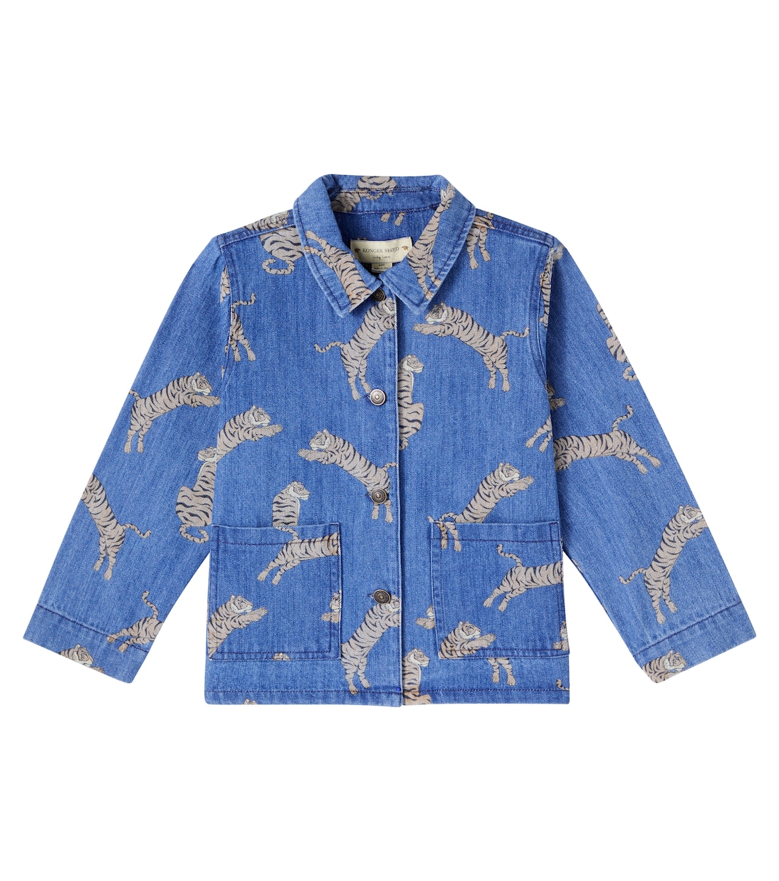 Bedruckte Hemdjacke Magot aus Denim | Konges Sløjd