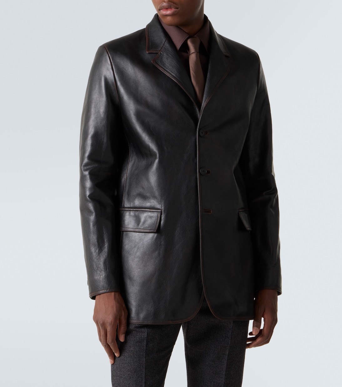 Blazer en cuir | Gucci