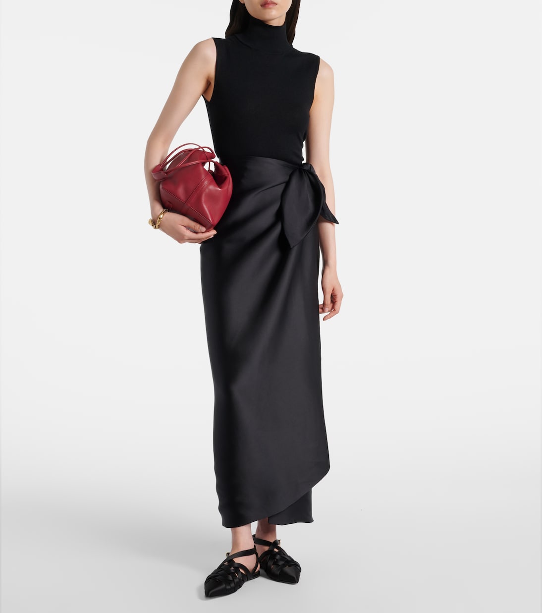 Silene satin sandals | Loro Piana