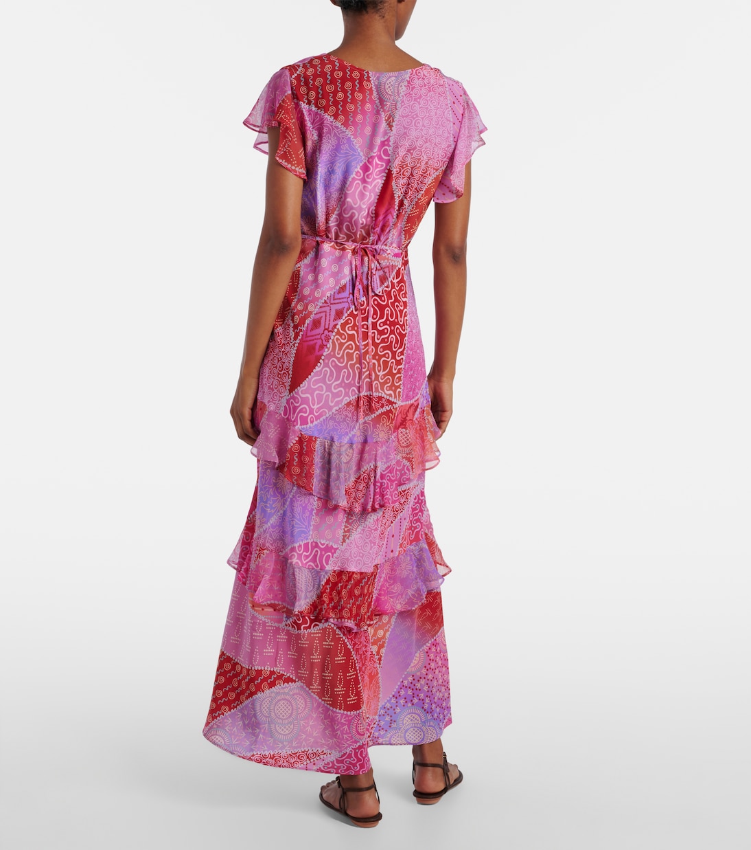 Meena printed silk maxi dress | Rixo