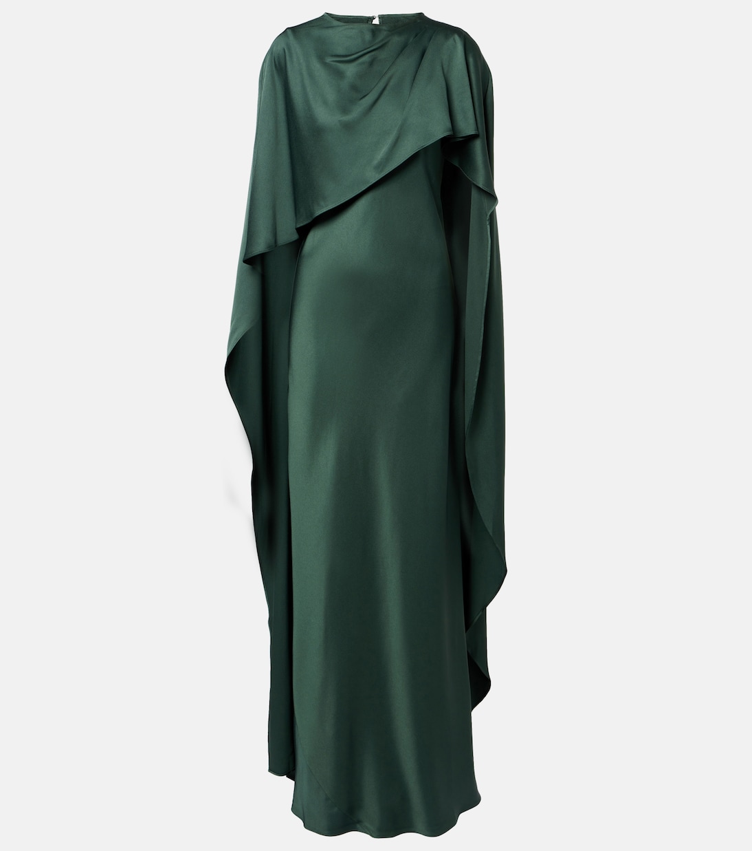 Izel caped satin gown | Simkhai