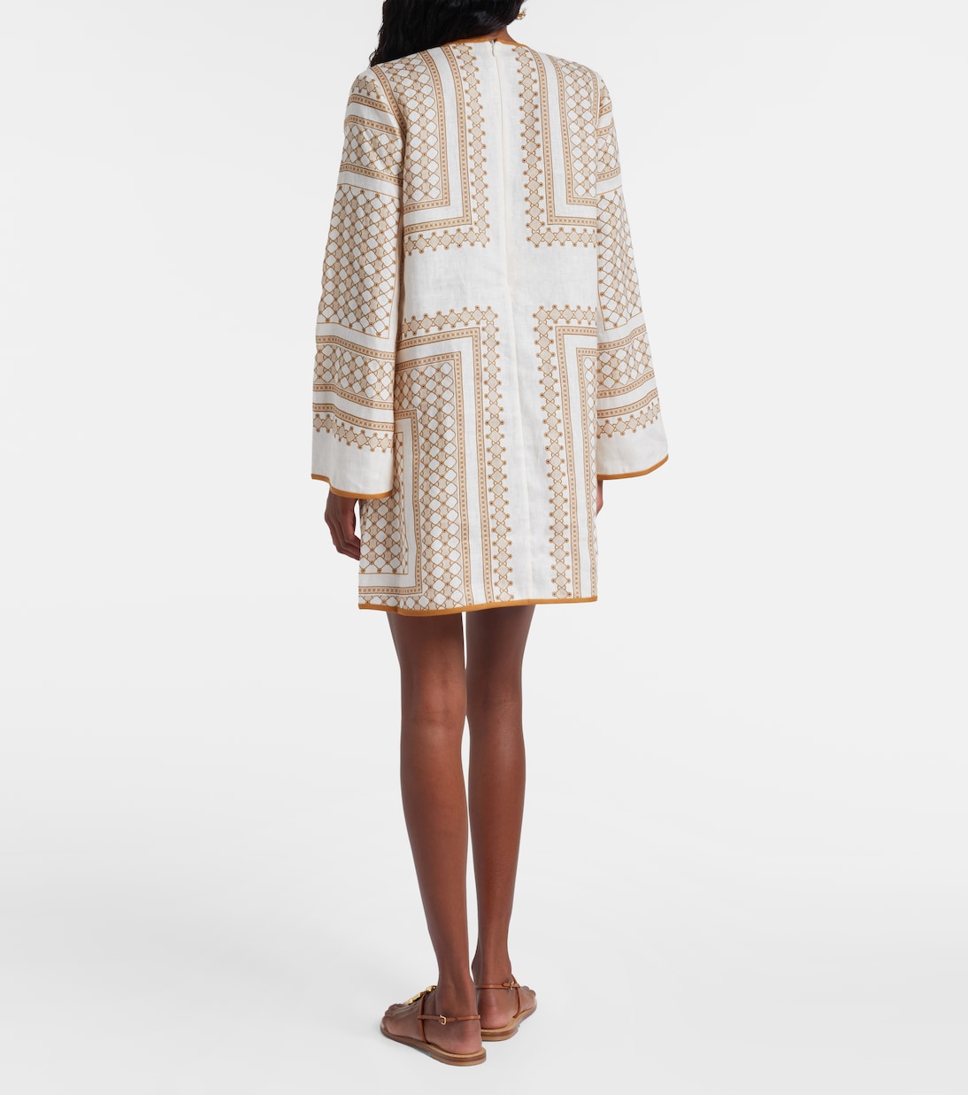 Printed linen tunic | Zimmermann