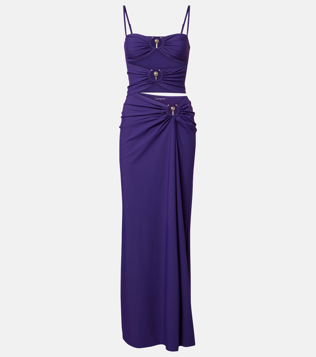 Cutout ruched maxi dress | Christopher Esber