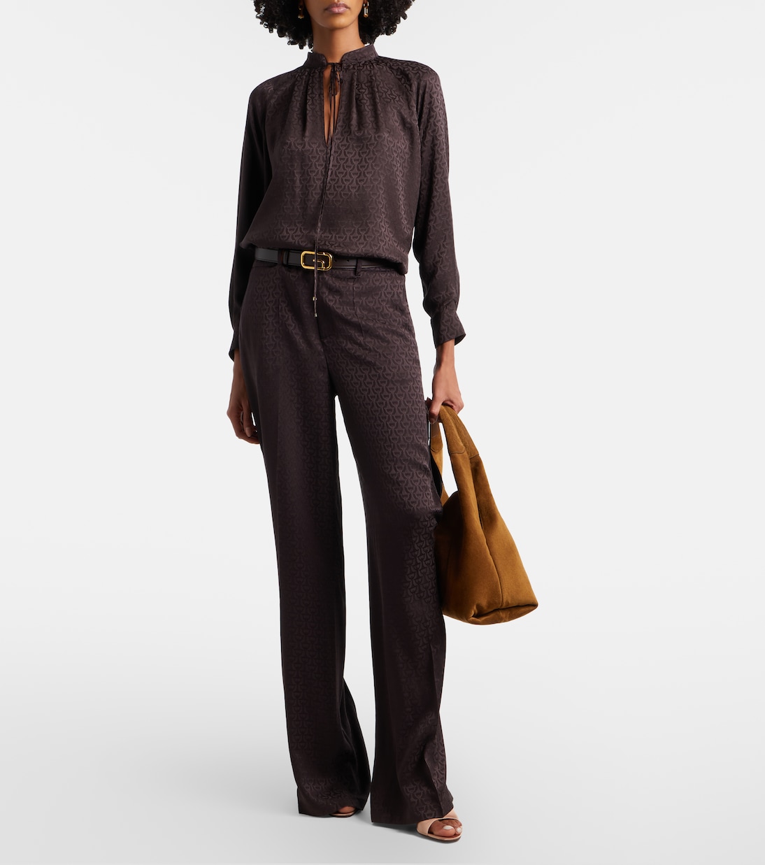 Chemise en soie imprimée | Gucci