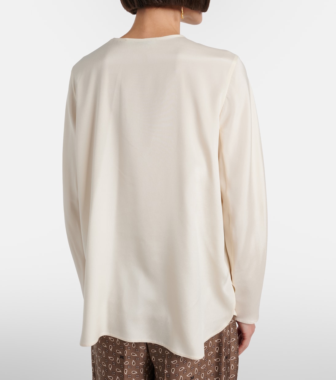 Mitico silk-blend cady top | Max Mara