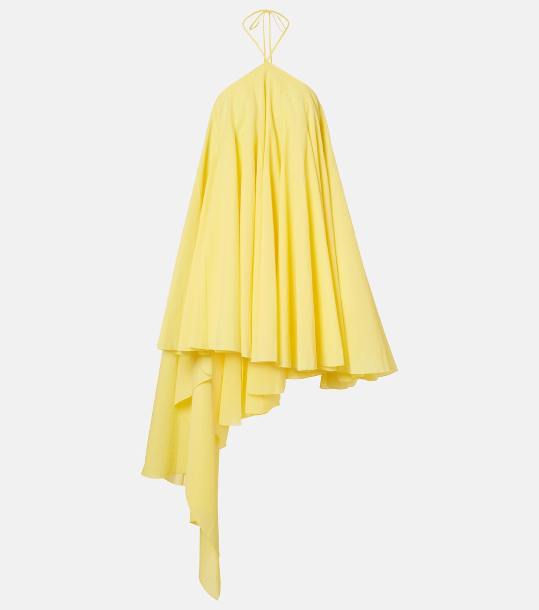 Triangle asymmetric cotton-blend minidress | Jacquemus