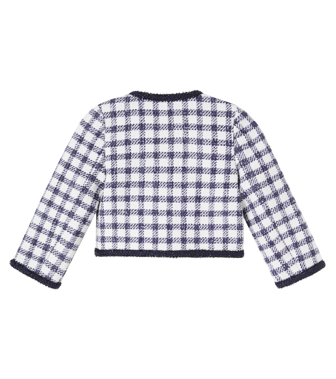 Checked bouclé jacket | Self-Portrait Kids