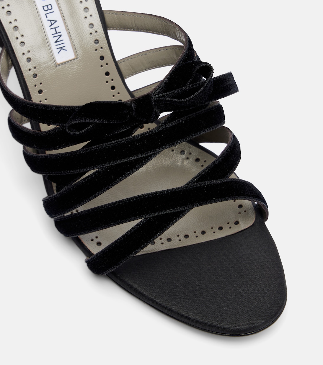 Clementel 70 velvet mules | Manolo Blahnik