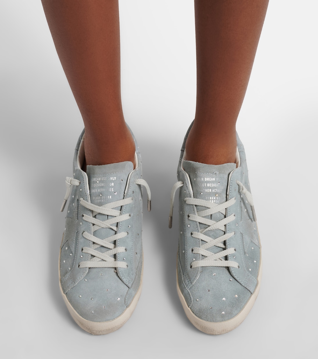 Zapatillas Super-Star de ante con Swarovski® | Golden Goose