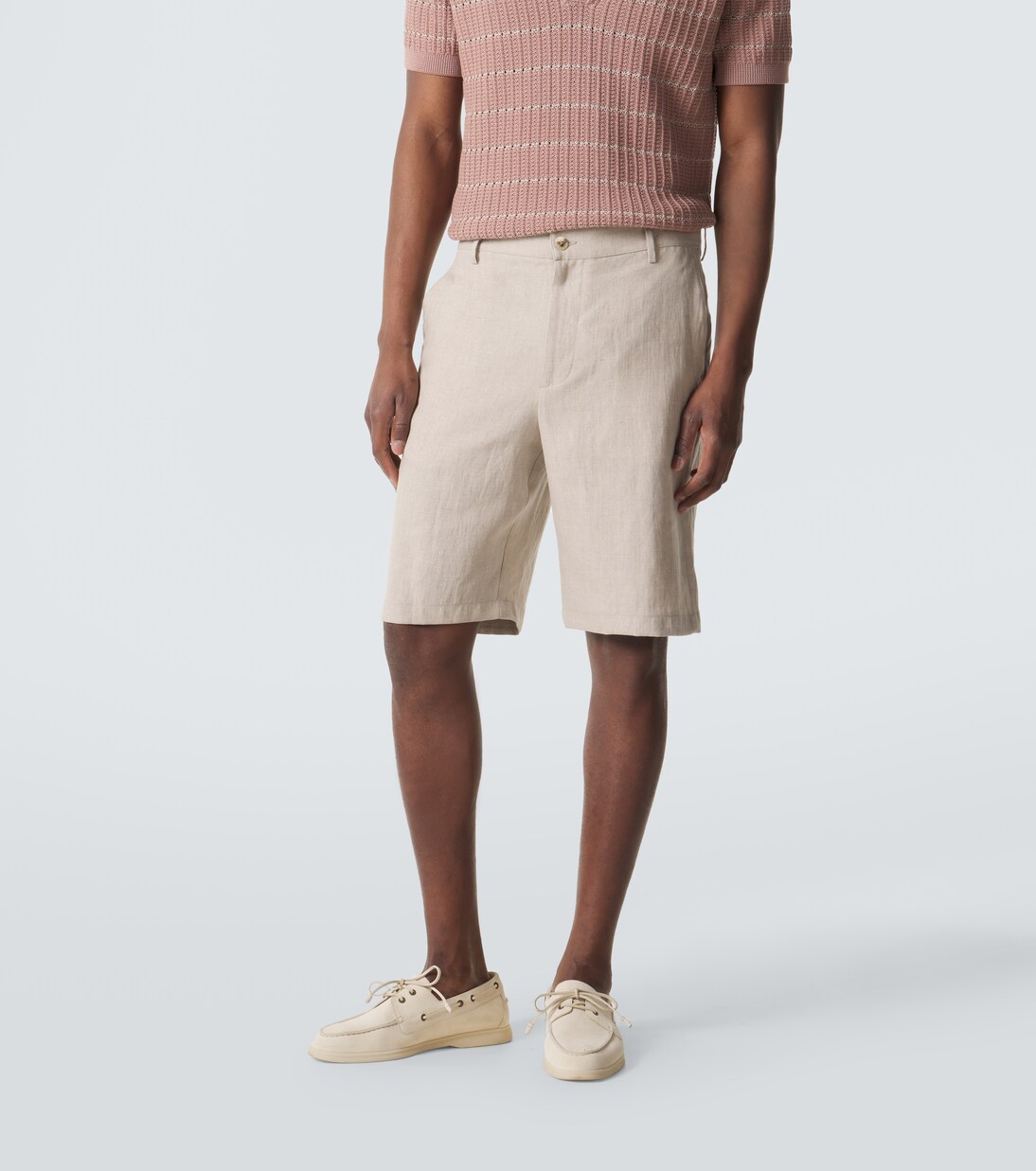 Linen Bermuda shorts | Canali
