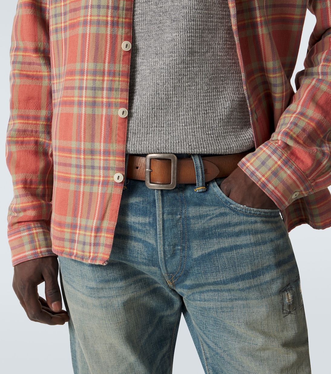 New Burling leather belt | RRL